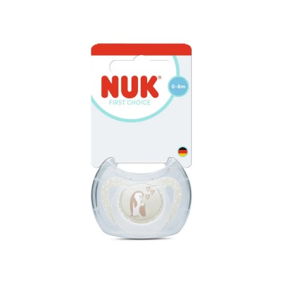 NUK First Choice Πιπίλα Σιλικόνης 0-6m, Penguine (10175384)