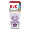 Nuk First Choice Classic Ορθοδοντικές Πιπίλες Σιλικόνης Νυκτός με Θήκη Μωβ για 0-6 μηνών 2τμχ (10175397) Nuk First Choice Classic Ορθοδοντικές Πιπίλες Σιλικόνης Νυκτός με Θήκη Μωβ για 0-6 μηνών 2τμχ (10175397)