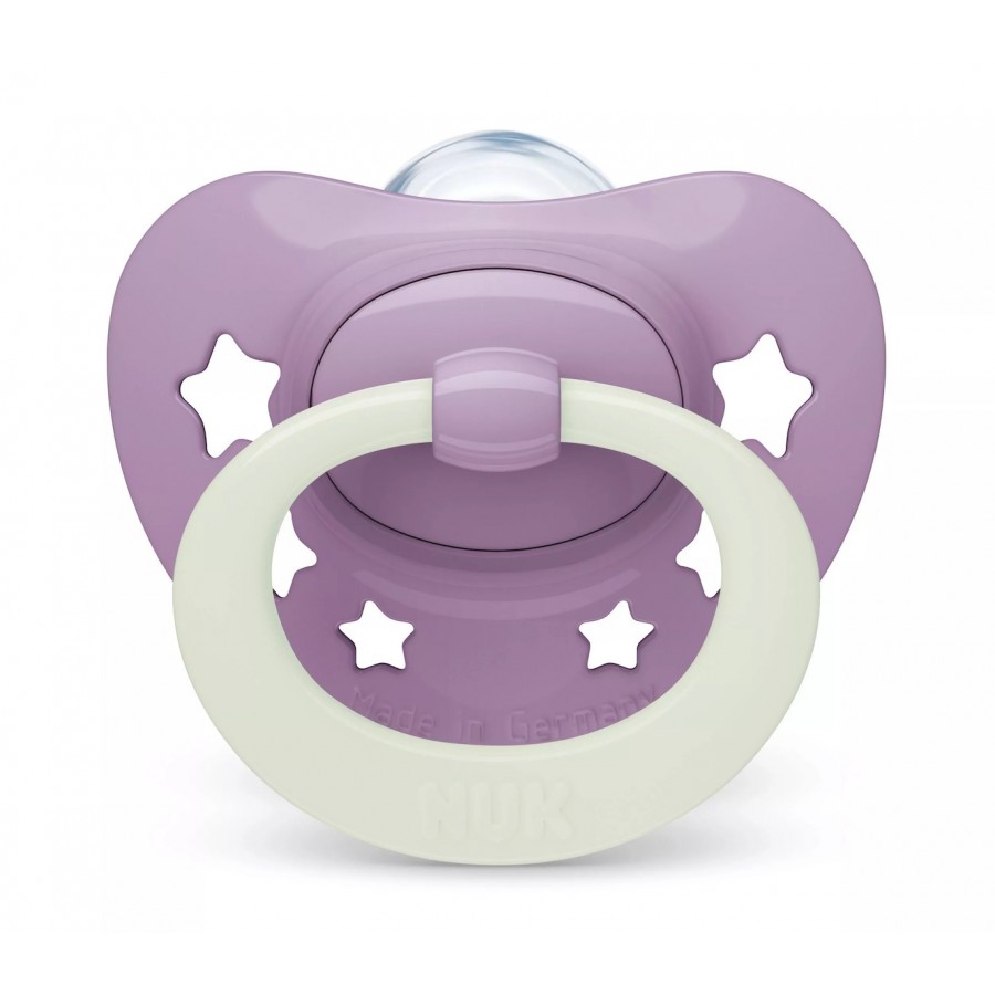 Nuk First Choice Classic Ορθοδοντικές Πιπίλες Σιλικόνης Νυκτός με Θήκη Μωβ για 0-6 μηνών 2τμχ (10175397) Nuk First Choice Classic Ορθοδοντικές Πιπίλες Σιλικόνης Νυκτός με Θήκη Μωβ για 0-6 μηνών 2τμχ (10175397)