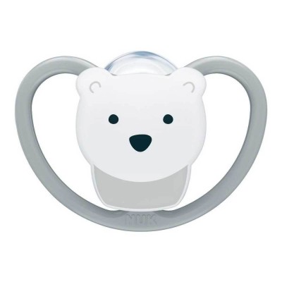 NUK Perfect Match AIR Πιπίλα Σιλικόνης 18-36m, Polar Bear (10177225)