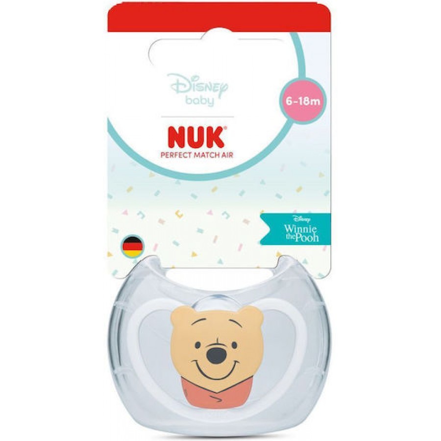Nuk Πιπίλα Σιλικόνης για 6-18 μηνών Star Disney Winnie The Pooh (10176354)
