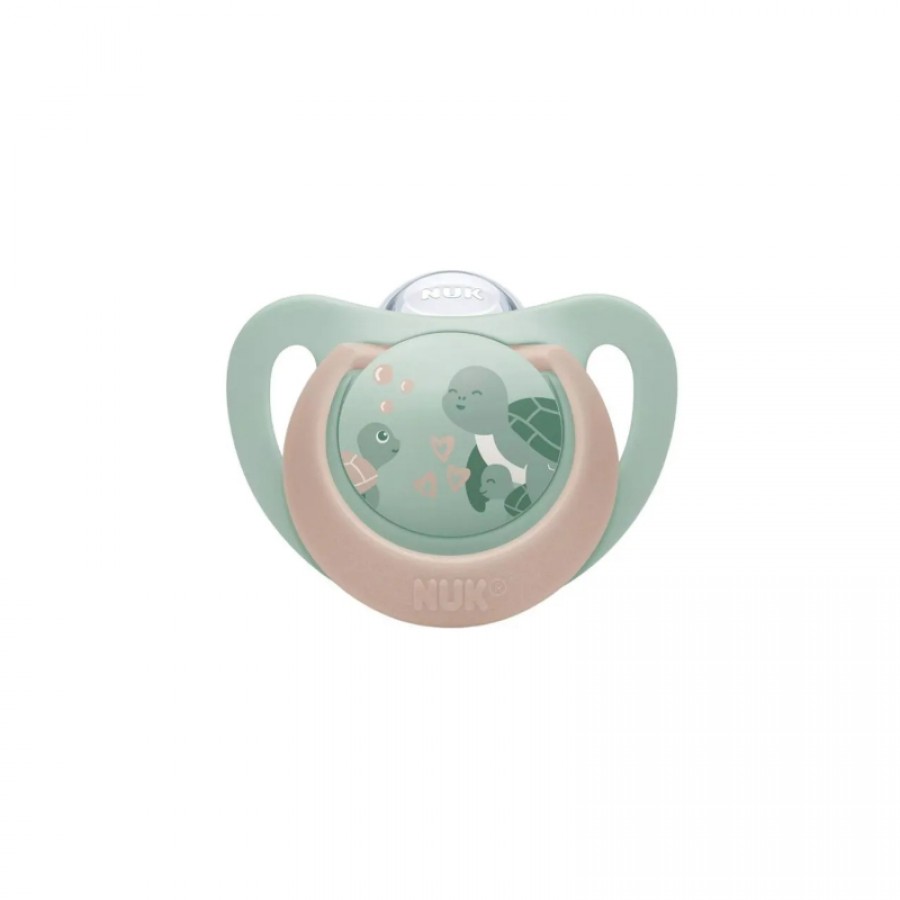 NUK First Choice Πιπίλα Σιλικόνης 6-18m, Turtle (10176371)