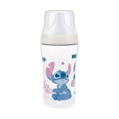 Nuk Stitch Μπιμπερό Πλαστικό 260ml Perfect Match Temperature Control με θηλή 3m+ (10216366)