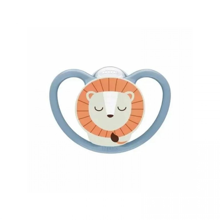 NUK Perfect Match Air Night Πιπίλα Σιλικόνης 18-36m, Lion (10177233)