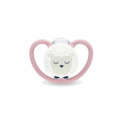 NUK Perfect Match Air Night Πιπίλα Σιλικόνης 18-36m, Sheep Pink (10177234)