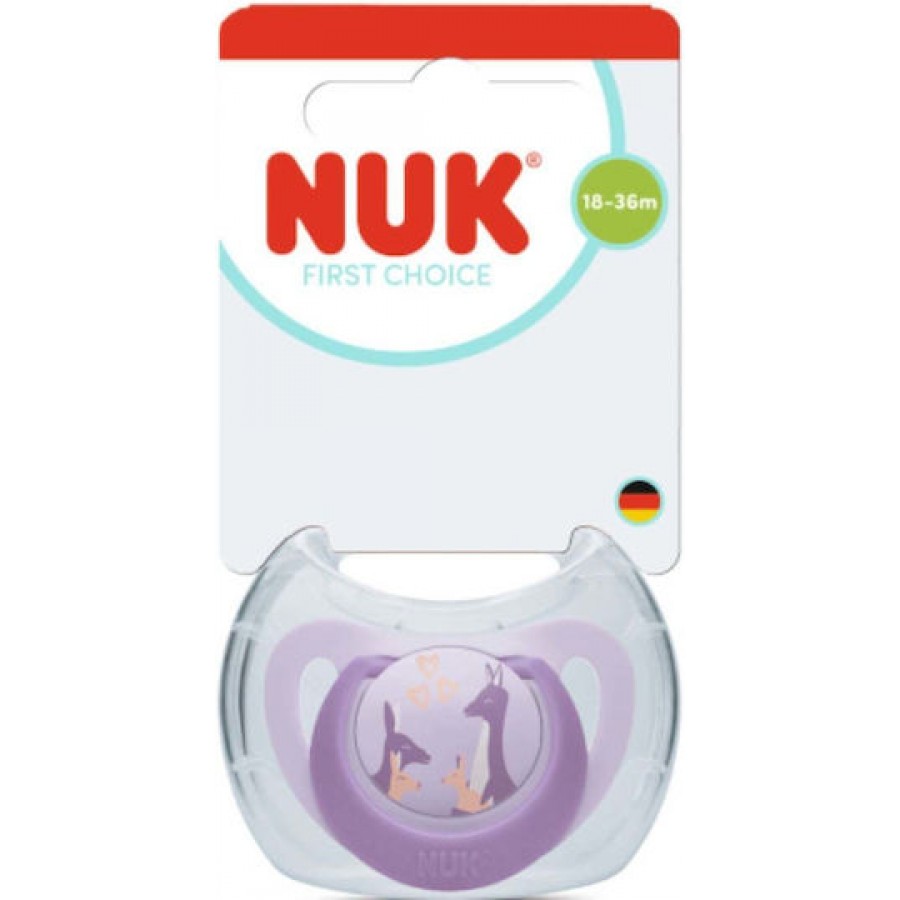 NUK First Choice Πιπίλα Σιλικόνης 18-36m, Kangaroo (10177250) NUK First Choice Πιπίλα Σιλικόνης 18-36m, Kangaroo (10177250)
