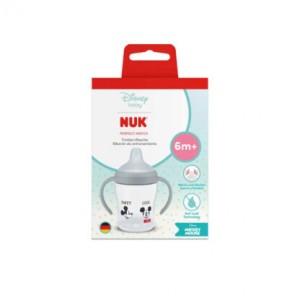 Nuk Perfect Match Εκπαιδευτικό Μπιμπερό με Στόμιο Σιλικόνης & 2 Λαβές 6+m, Disney Mickey 150ml (10215396) Nuk Perfect Match Εκπαιδευτικό Μπιμπερό με Στόμιο Σιλικόνης & 2 Λαβές 6+m, Disney Mickey 150ml (10215396)
