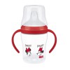 Nuk Perfect Match Εκπαιδευτικό Μπιμπερό με Στόμιο Σιλικόνης & 2 Λαβές 6+m, Disney Minnie 150ml (10215397)