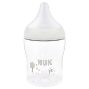 Nuk Μπιμπερό Πλαστικό 150ml Perfect Match με μαλακή θηλή σιλικόνης 0m+ Προβατάκια (10215409)