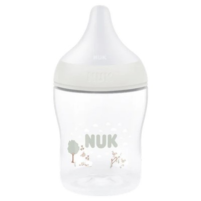 Nuk Μπιμπερό Πλαστικό 150ml Perfect Match με μαλακή θηλή σιλικόνης 0m+ Προβατάκια (10215409)