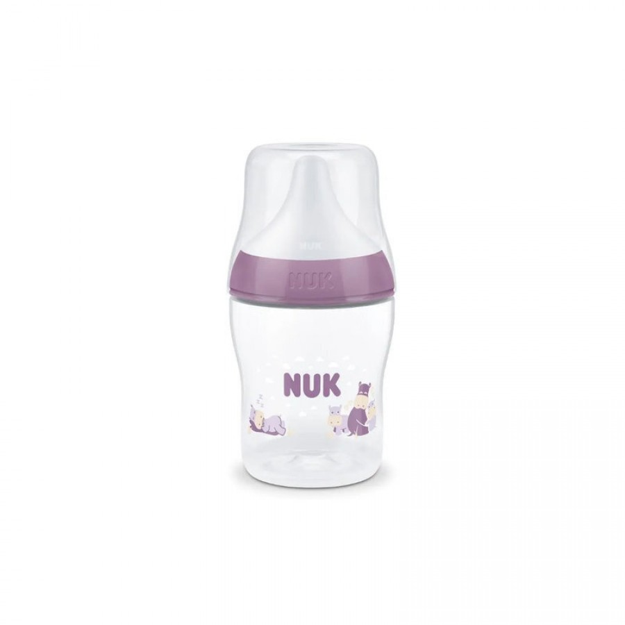Nuk Μπιμπερό Πλαστικό 150ml Perfect Match με μαλακή θηλή σιλικόνης 0m+ Μωβ Ιπποπόταμος (10215410) Nuk Μπιμπερό Πλαστικό 150ml Perfect Match με μαλακή θηλή σιλικόνης 0m+ Μωβ Ιπποπόταμος (10215410)