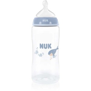 Nuk First Choice Πλαστικό Μπιμπερό 3+m, Whale 300ml (10216342)
