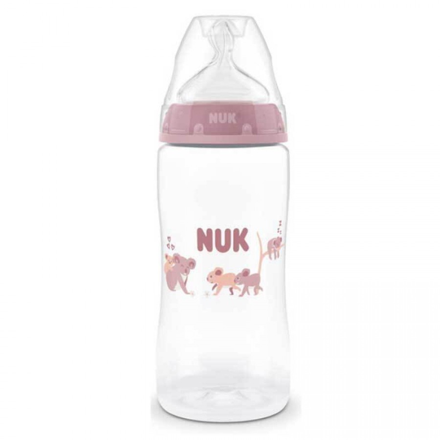 Nuk First Choice Γυάλινο Μπιμπερό 3+m, Koala 300ml (10216343) Nuk First Choice Γυάλινο Μπιμπερό 3+m, Koala 300ml (10216343)