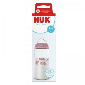 Nuk First Choice Πλαστικό Μπιμπερό 3+m, Koala 300ml (10216343)