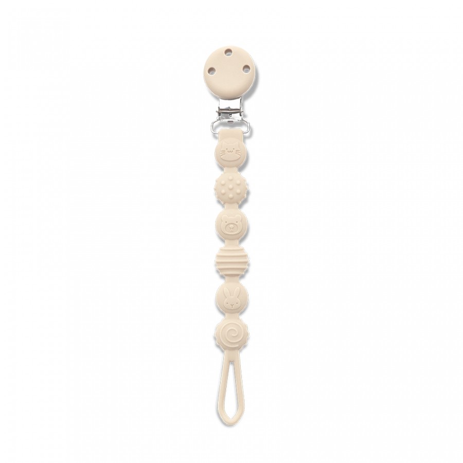 Lorelli Κλιπ πιπίλας από Σιλικόνη Natural Beige (10220800005)