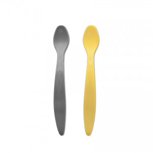 Lorelli Σετ Κουταλάκια Flexible 2τμχ Yellow-Grey (10230130006)