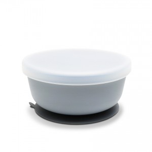 Lorelli Μπολ Φαγητού Σιλικόνης με καπάκι & βεντούζα Natural Grey (10230640003) Lorelli Μπολ Φαγητού Σιλικόνης με καπάκι & βεντούζα Natural Grey (10230640003)