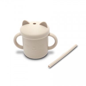 Lorelli Κύπελλο Σιλικόνης Με Χερούλια Και Καλαμάκι Natural Beige (10230660005) Lorelli Κύπελλο Σιλικόνης Με Χερούλια Και Καλαμάκι Natural Beige (10230660005)