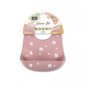 Lorelli Αδιάβροχη Σαλιάρα Σιλικόνης Deep Pink (10230670002)