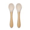 Lorelli Σετ Κουτάλια Σιλικόνης Με Μπαμπού 2Τμχ. Natural Beige (10230680005) Lorelli Σετ Κουτάλια Σιλικόνης Με Μπαμπού 2Τμχ. Natural Beige (10230680005)