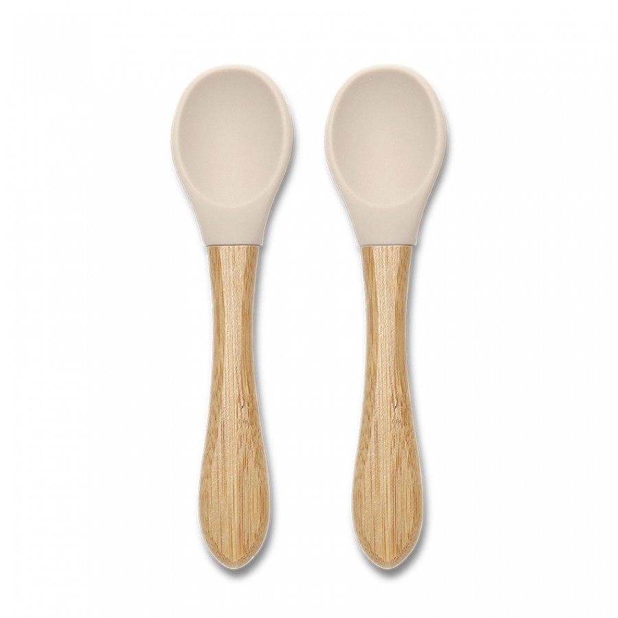 Lorelli Σετ Κουτάλια Σιλικόνης Με Μπαμπού 2Τμχ. Natural Beige (10230680005) Lorelli Σετ Κουτάλια Σιλικόνης Με Μπαμπού 2Τμχ. Natural Beige (10230680005)