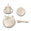 Lorelli Σετ Φαγητού από Σιλικόνη 4 τεμαχίων Beige (10230700005)