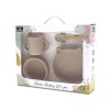Lorelli Σετ Φαγητού από Σιλικόνη 4 τεμαχίων Beige (10230700005)
