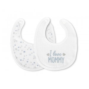 Lorelli Σαλιάρα Βρεφική Σετ 2τμχ. Velcro Boy Blue (10260280002)