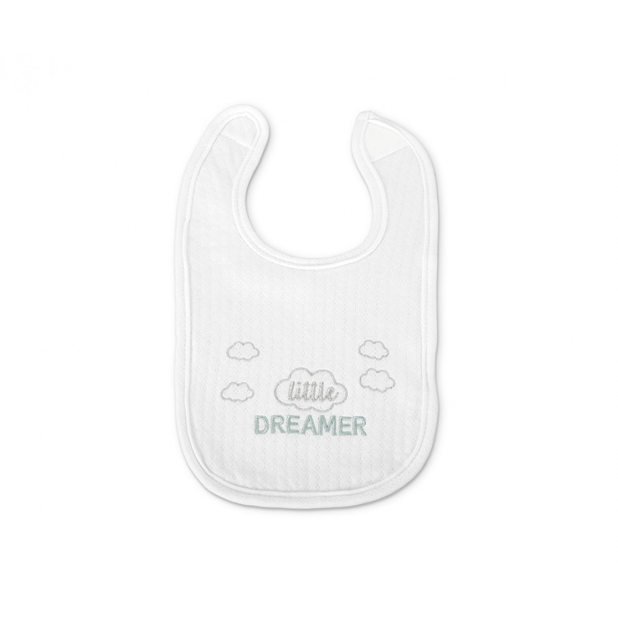 Lorelli Σαλιάρα Βρεφική Σετ 3τμχ. Velcro Unisex White (10260290001)