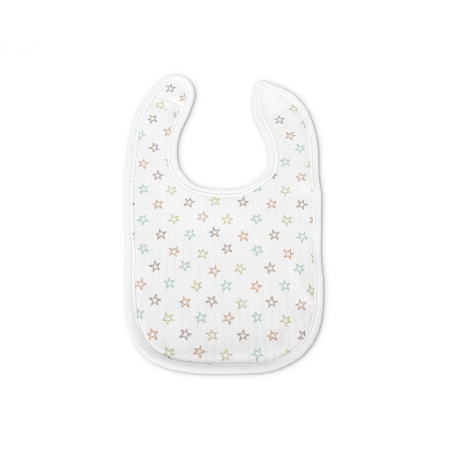 Lorelli Σαλιάρα Βρεφική Σετ 3τμχ. Velcro Unisex White (10260290001)