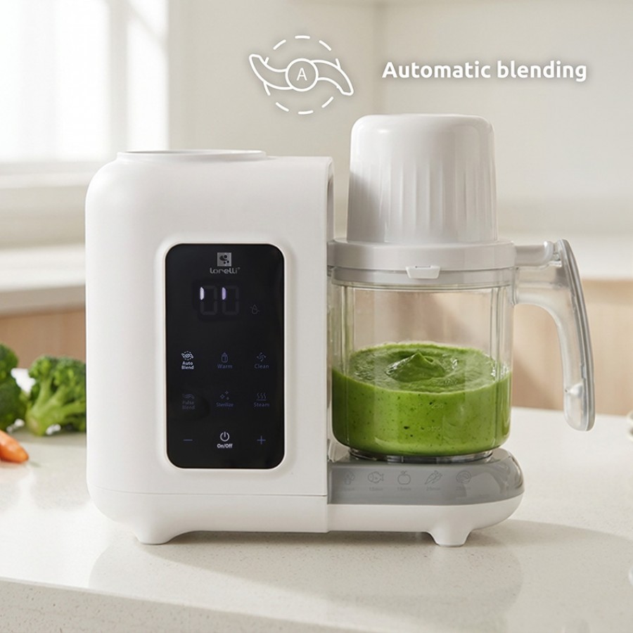 Lorelli Ατμομάγειρας/ Μπλέντερ 7 Σε 1 Healthy Baby Chef 220V White (1028027)