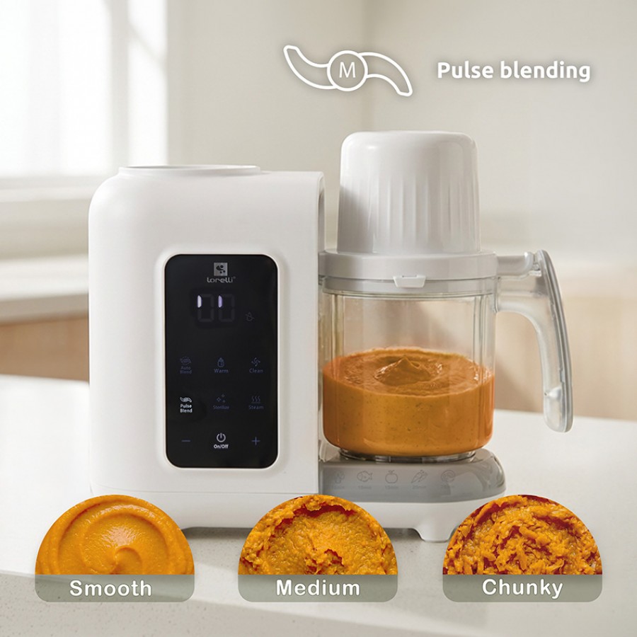 Lorelli Ατμομάγειρας/ Μπλέντερ 7 Σε 1 Healthy Baby Chef 220V White (1028027)
