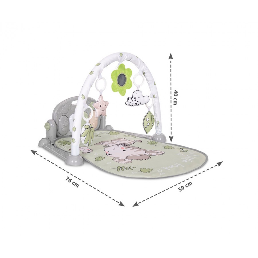 Lorelli Γυμναστήριο - Χαλάκι Δραστηριοτήτων My First Piano 73x60 Blue (10300470001)