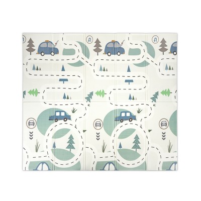 Lorelli Παιδικό Αναδιπλούμενο Θερμικό Χαλάκι Παιχνιδιών Διπλής Όψεως 180x200 Funny City & Stars (10300490001)