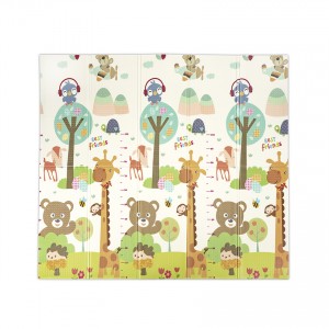 Lorelli Παιδικό Αναδιπλούμενο Θερμικό Χαλάκι Παιχνιδιών Διπλής Όψεως 180x200 Best Friends & Stars (10300490003)