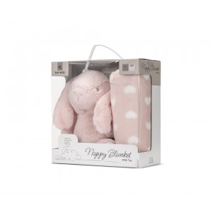 Lorelli Σετ Δώρου Κουβέρτα Αγκαλιάς 90/75cm Ροζ Με Κουνελάκι (10340182502) Lorelli Σετ Δώρου Κουβέρτα Αγκαλιάς 90/75cm Ροζ Με Κουνελάκι (10340182502)