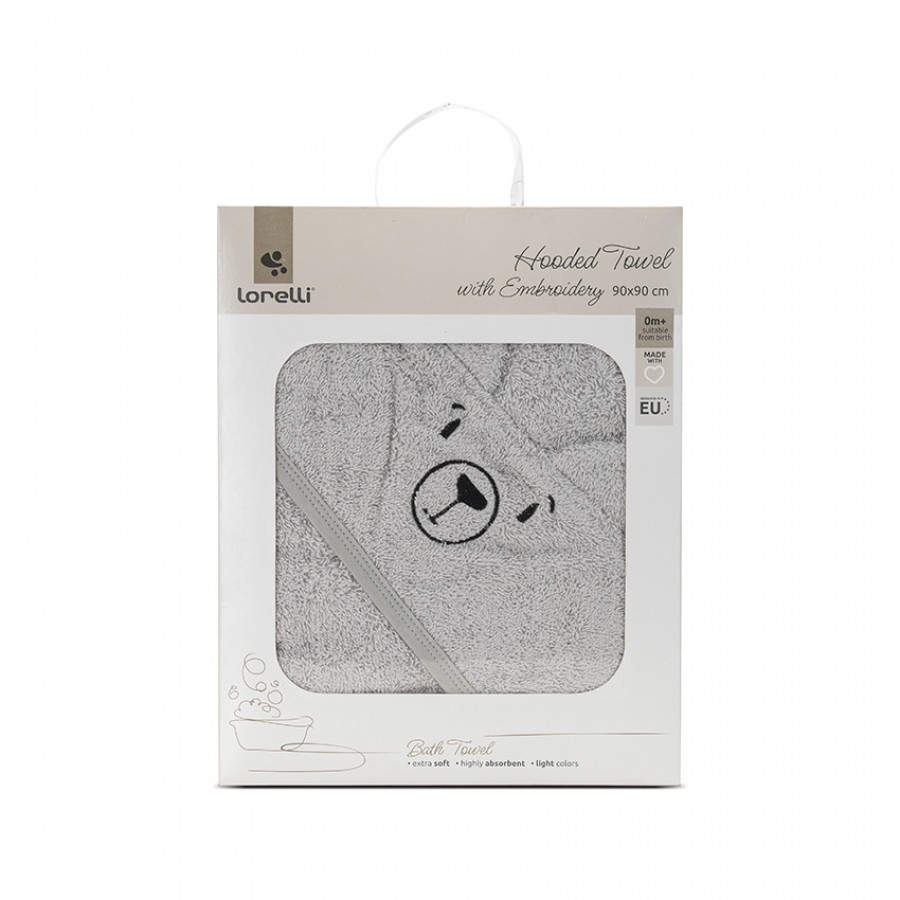 Lorelli Μπέρτα Μπάνιου 90x90cm Soft Grey (10420090005) Lorelli Μπέρτα Μπάνιου 90x90cm Soft Grey (10420090005)