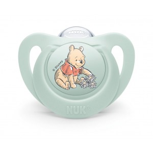 Nuk Πιπίλα Σιλικόνης για 0-6 μηνών Star Disney Winnie The Pooh (10730904) Nuk Πιπίλα Σιλικόνης για 0-6 μηνών Star Disney Winnie The Pooh (10730904)