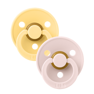 Bibs Πιπίλες στρογγυλή No1 2τμχ Colour Pale Butter-Petal (110463) Bibs Πιπίλες στρογγυλή No1 2τμχ Colour Pale Butter-Petal (110463)