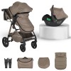 Moni Καρότσι 3in1 Lara Beige (3801005100569) Moni Καρότσι 3in1 Lara Beige (3801005100569)