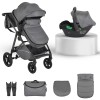 Moni Καρότσι 3in1 Lara Grey (3801005100576) Moni Καρότσι 3in1 Lara Grey (3801005100576)