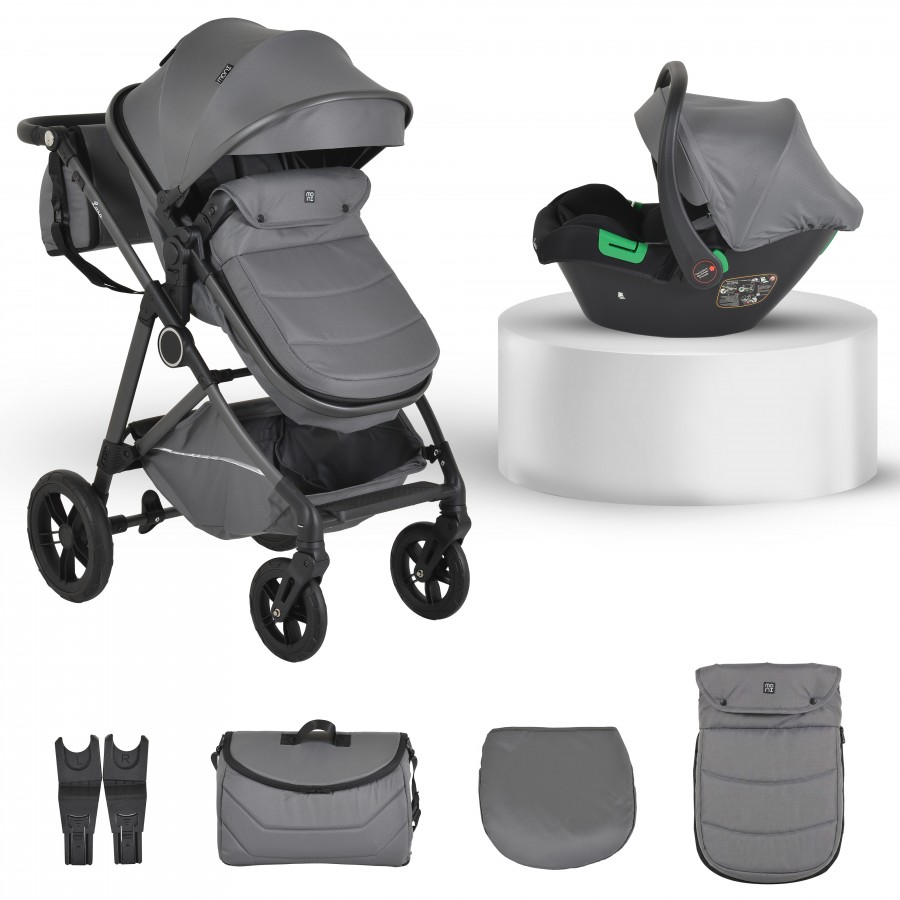 Moni Καρότσι 3in1 Lara Grey (3801005100576) Moni Καρότσι 3in1 Lara Grey (3801005100576)