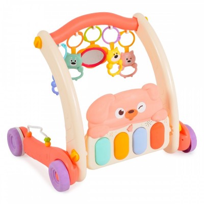 Moni 2in1 Γυμναστήριο- Περπατούρα Melody ροζ HE0613 (3801005603497)