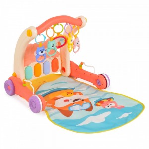 Moni 2in1 Γυμναστήριο- Περπατούρα Melody ροζ HE0613 (3801005603497)