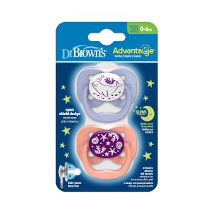 Dr Brown's Πιπίλα Σιλικόνης Advantage Νυχτός Επίπεδο 1 (0-6m) - Ροζ (PA12003) Dr Brown's Πιπίλα Σιλικόνης Advantage Νυχτός Επίπεδο 1 (0-6m) - Ροζ (PA12003)
