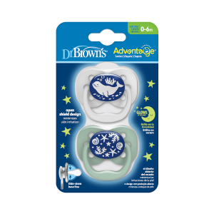 Dr Brown's Πιπίλα Σιλικόνης Advantage Νυχτός Επίπεδο 1 (0-6m) - Μπλε (PA12004) Dr Brown's Πιπίλα Σιλικόνης Advantage Νυχτός Επίπεδο 1 (0-6m) - Μπλε (PA12004)