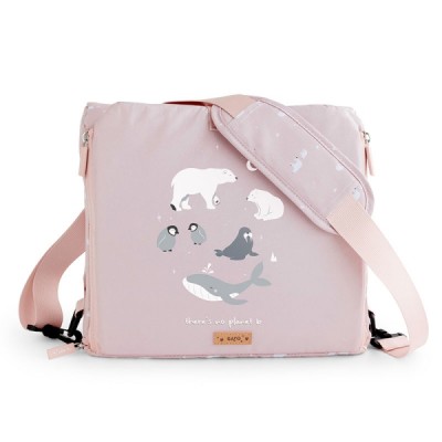 Kiokids Φορητό Παιδικό Καρεκλάκι Polar Ροζ (137908)