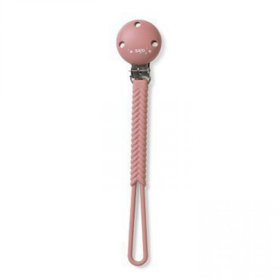 Saro Κλιπ Πιπίλας Σιλικόνης Pink 0+M (14427)