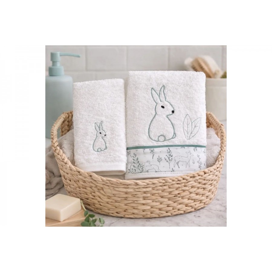 Baby Star Σετ Βρεφικές Πετσέτες 2τμχ Larvik (1452)