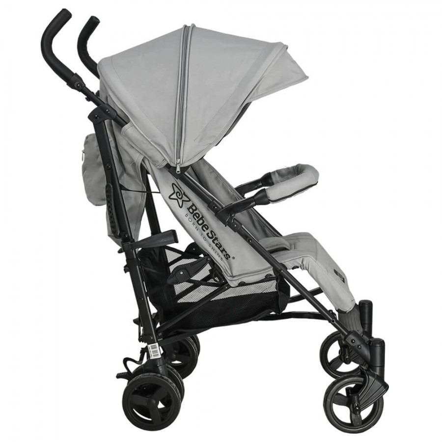 Bebestars Καρότσι Buggy Adam Ice Grey (186-188)